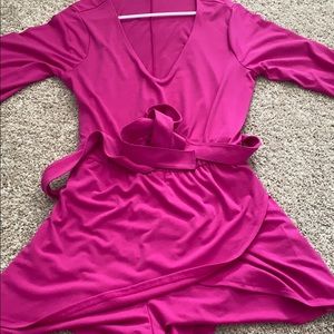 EXPRESS Fuchsia Romper